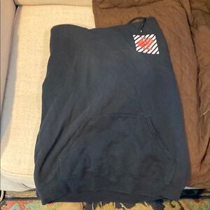 Black Hoodie with Graphic Patch